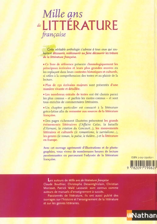 Exploration de la Richesse de la Littérature Française à Travers les Livres