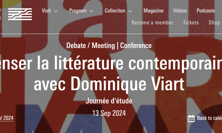 littérature actuelle