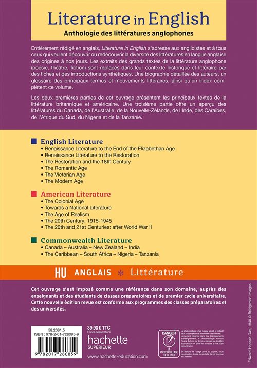 litterature en anglais