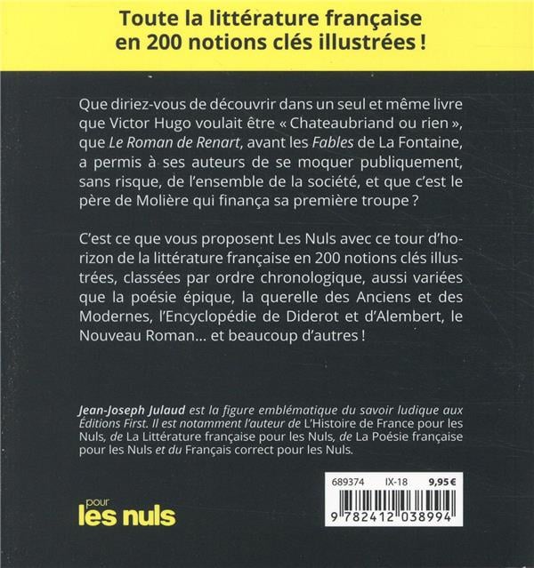 Guide pratique : Découvrez la littérature française pour les nuls